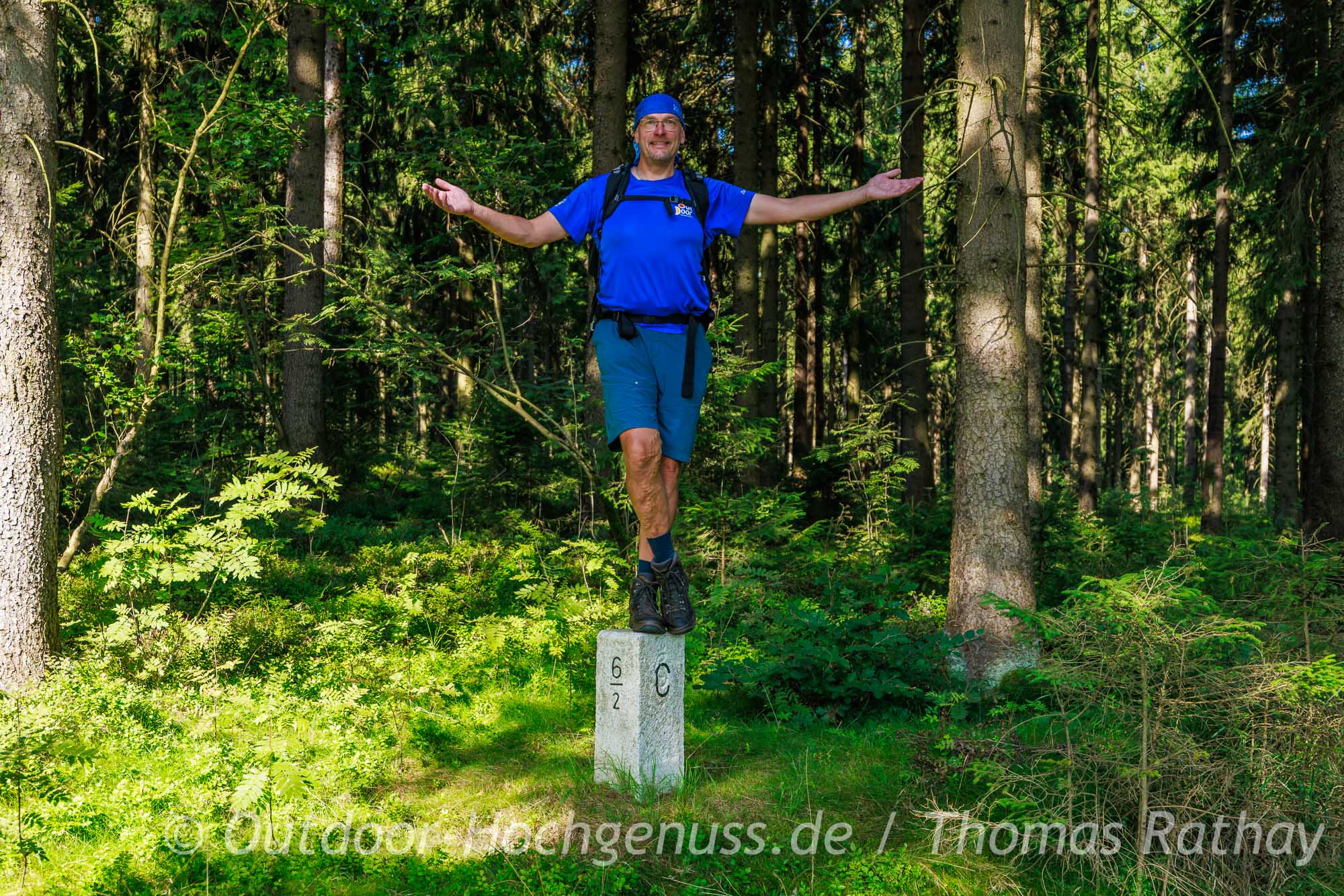 Entspanntes Wandern auf dem Kammweg im Erzgebirge