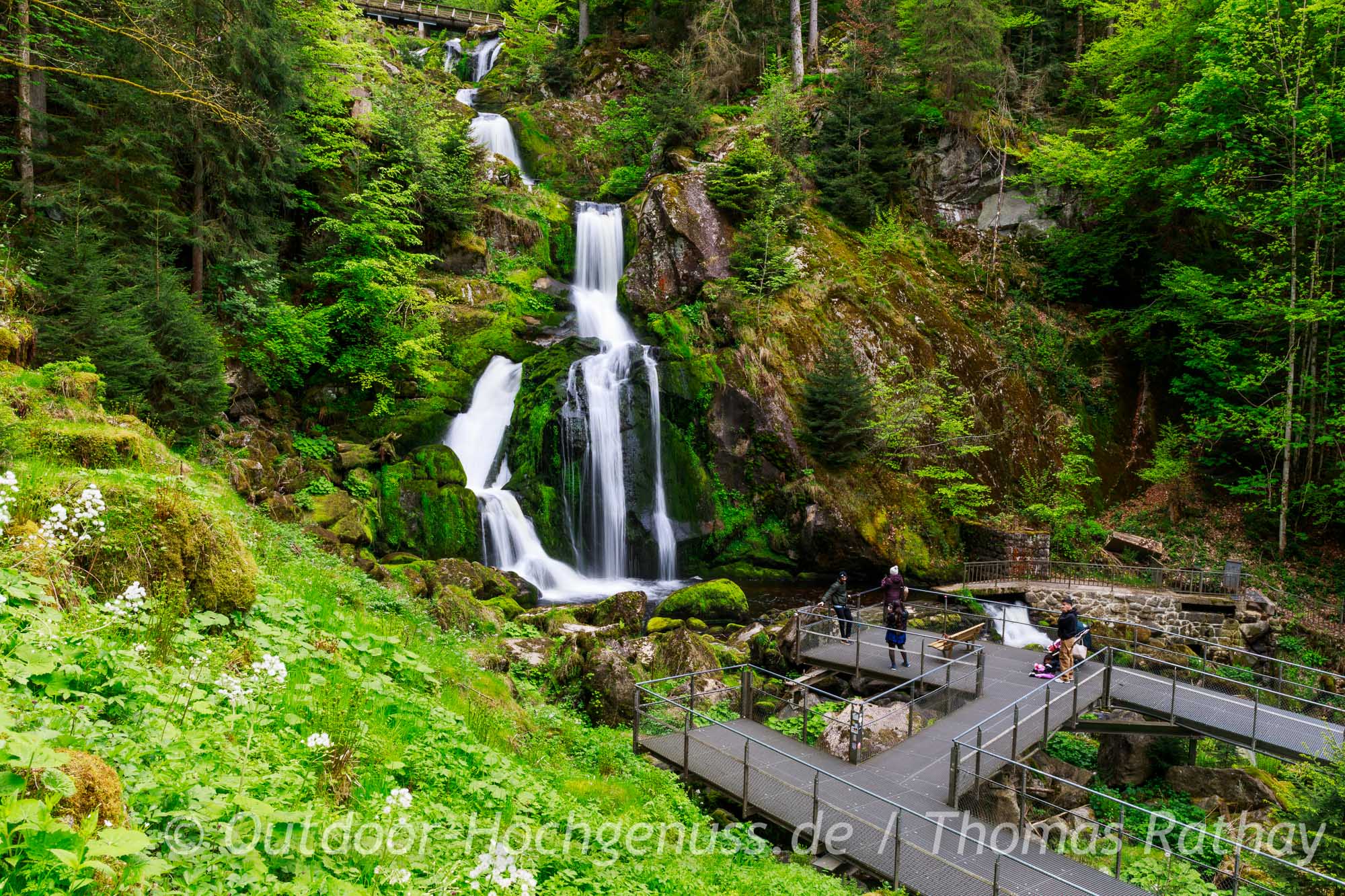 Triberger Wasserfall auf der Uhren-Route im Rad- und WanderParadies Schwarzwald und Alb
