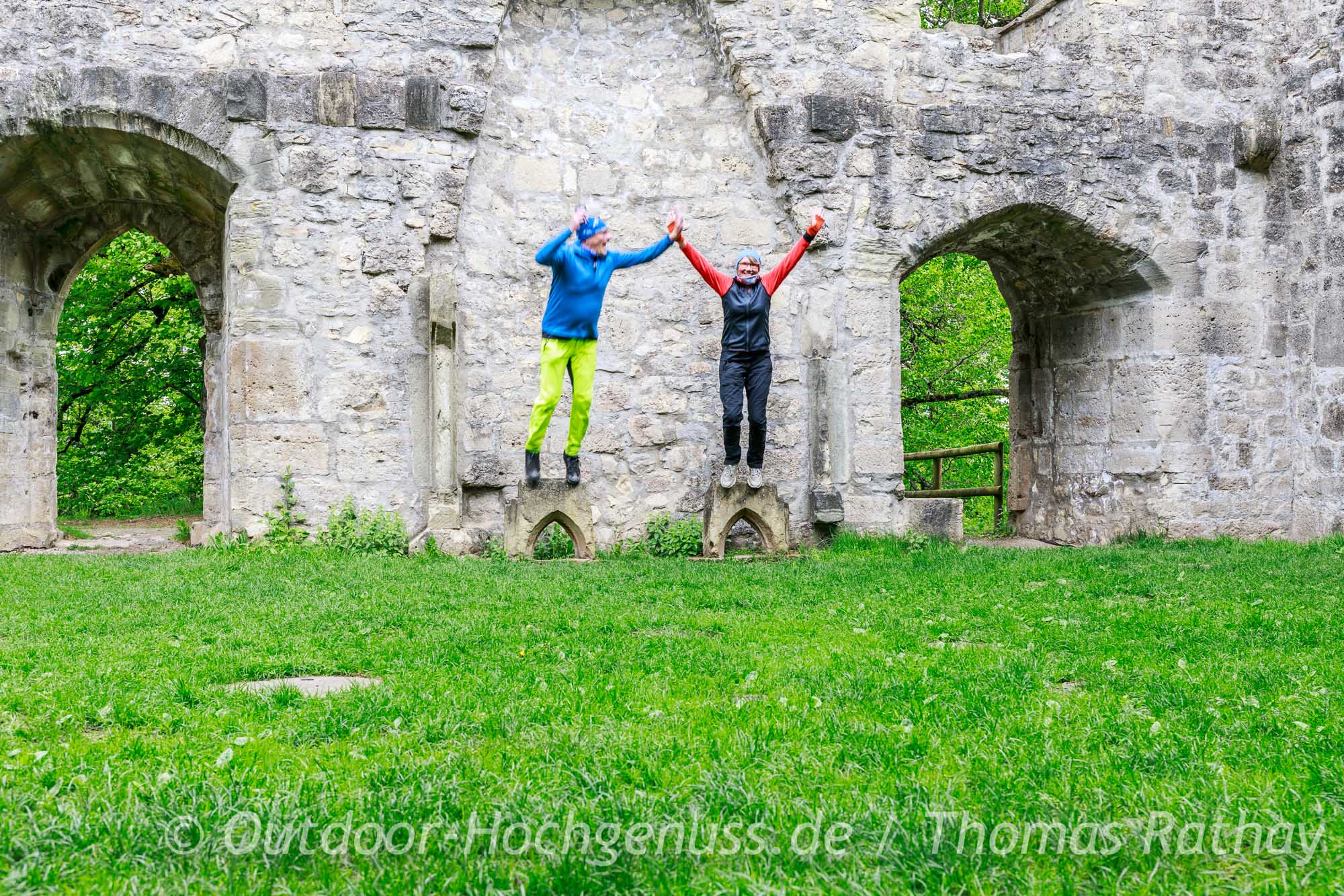 Auf einen Sprung zur Ruine Albeck in Sulz am Neckar auf der Radtour "An Neckar und Glatt" im Rad- und WanderParadies Schwarzwald und Alb