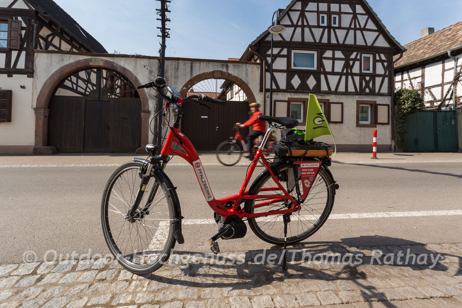 Genussradeln mit dem E-Bike durch die Pfalz
