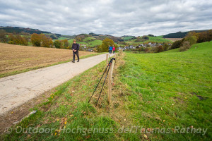 Wandern auf der Golddorf Route Wenholthausen.
